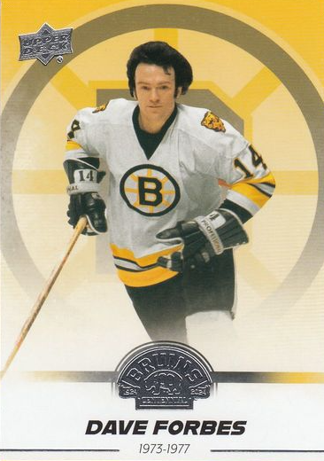 řadová karta DAVE FORBES 23-24 UD Boston Bruins Centennial číslo 39